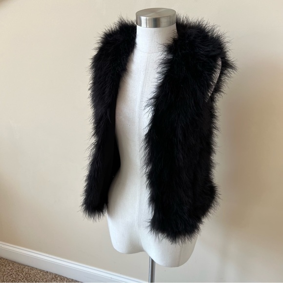 New! Club Monaco violet feather vest 13202 - Picture 7 of 13